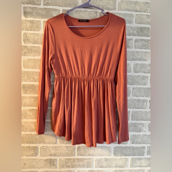 bombom Tops - Chic Pink Long Sleeve Top